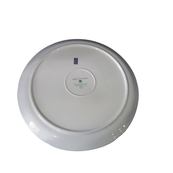 Chip and Dip Tray Happy Holidays Christmas Vintage Tree Pattern Nikko Japan - Picture 13 of 13